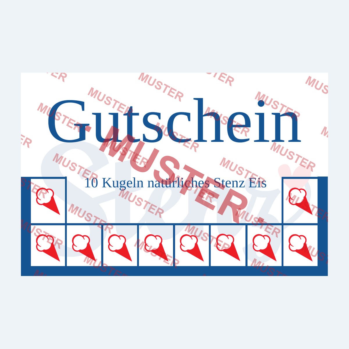 Eis-Gutschein (10er)